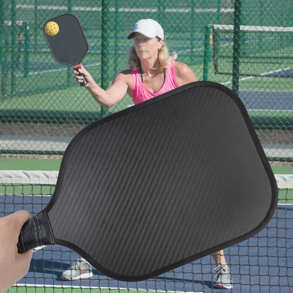 Brand Durable Outdoor Sport Portable Carbons Fibers Pickleball Paddle Racquet Training Optimal Balls Control