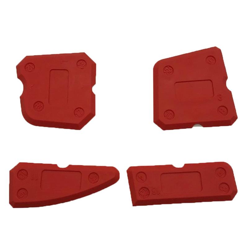 12Pcs/set Car Scraper Film Tool Glass Window Mobile Phone Film Scraper Glass Glue Scraper Plastic Scraper Car Light Film Scraper: Gold