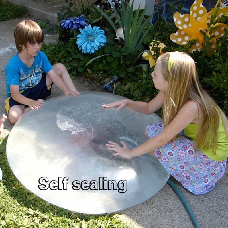 13.5 Inch Magic Bubble Bal Kinderen Outdoor Zachte Lucht Water Gevuld Verbazingwekkende Bubble Ballen Interactieve Ballon