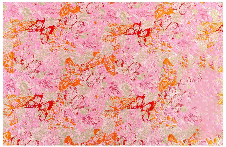 Let luksustøj stof jacquard satin stoffer symaterialer til kimono eller hjemmetekstil sengetøj og satinkjoler: 1 / 100 x 145cm