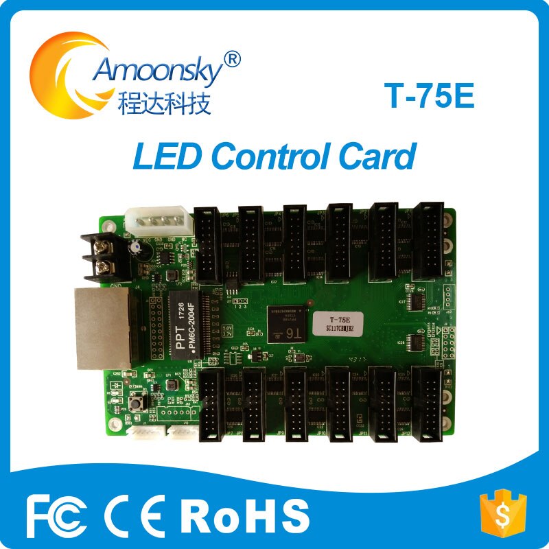 Mooncell led-ontvangstkaart t-75e werkt met m-st20- verzendkaart