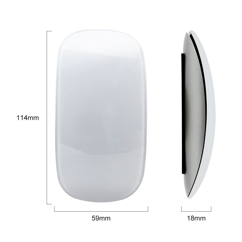 1600 DPI Bluetooth 5.0 Wireless Mouse Magic Arc Touch Mause Ultra-thin Rechargeable Mute Mice for Macbook Laptop Notebook PC