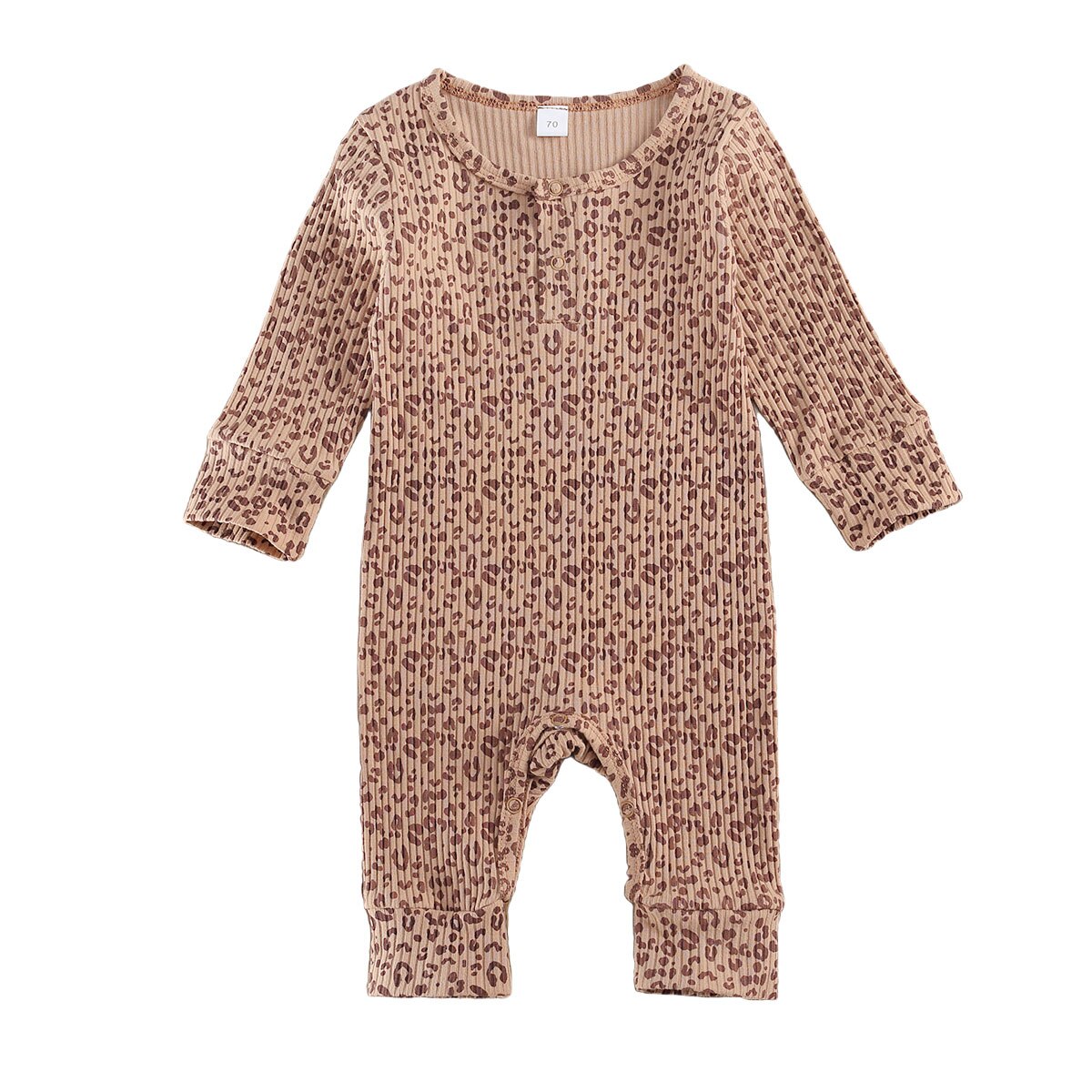 bambino del bambino Dei Bambini Del bambino Delle Ragazze Dei Ragazzi A Maniche Lunghe Pagliaccetto Della Tuta di colore Solido di Un Pezzo Della Tuta Carino Autunno Inverno Vestiti