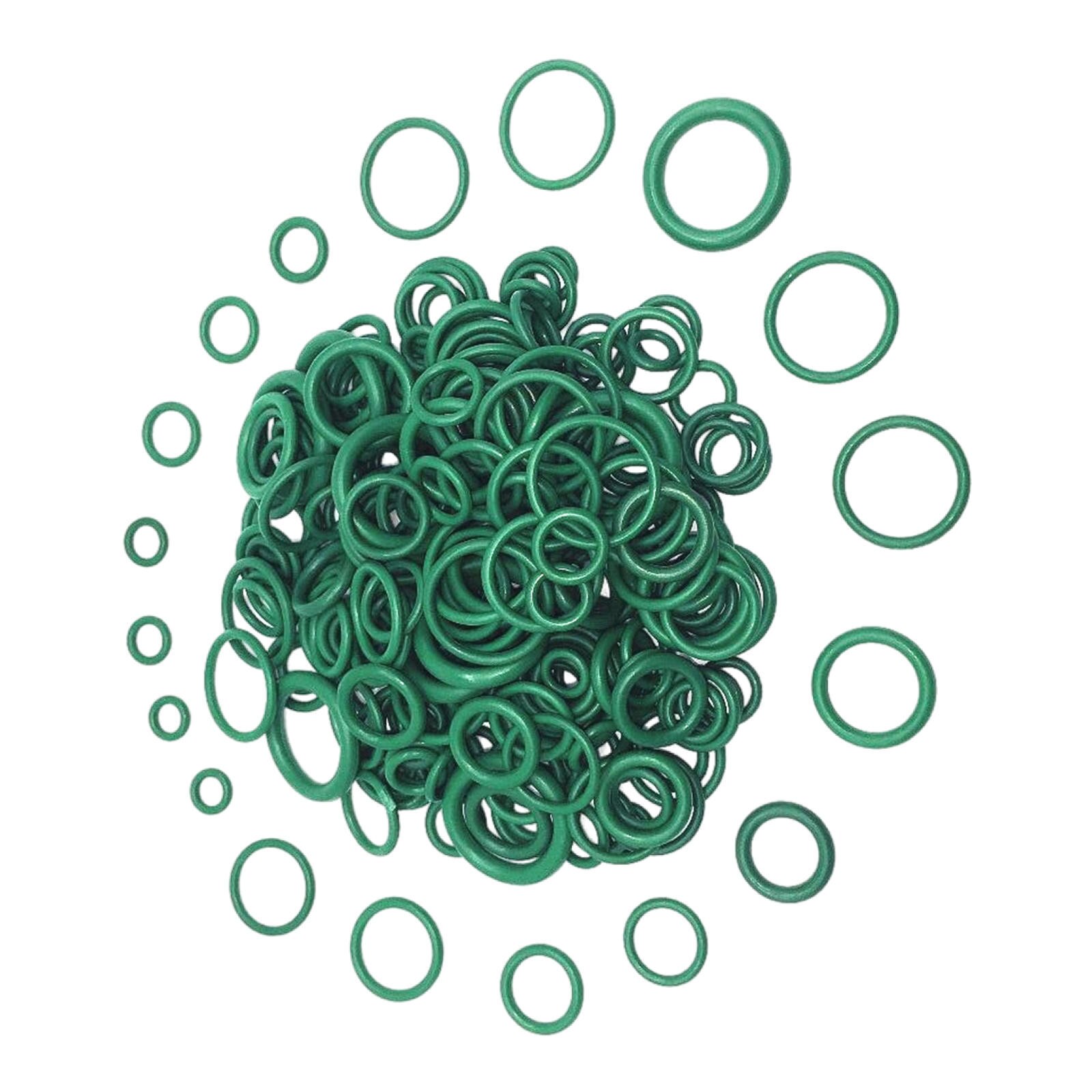 270 Pieces Rubber O-Ring Assortment Kit 8 Different Sizes for Vehicle Repair, with Transparent Plastic Box