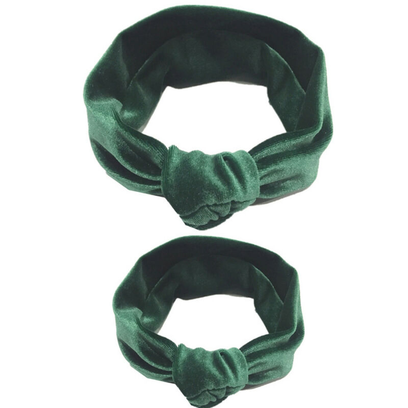 2 pièces mère & fille enfants bébé fille arc Turban bandeau accessoires de bandeau