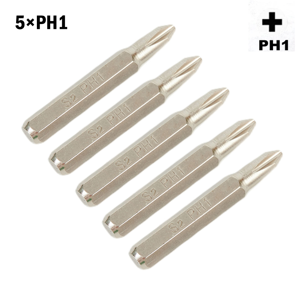 biter skrutrekker  ph1 ph000 ph0000 ph2 deler reservere kryss sekskant  ph0 tilbehør  h4 x 28mm topp til 5 stk