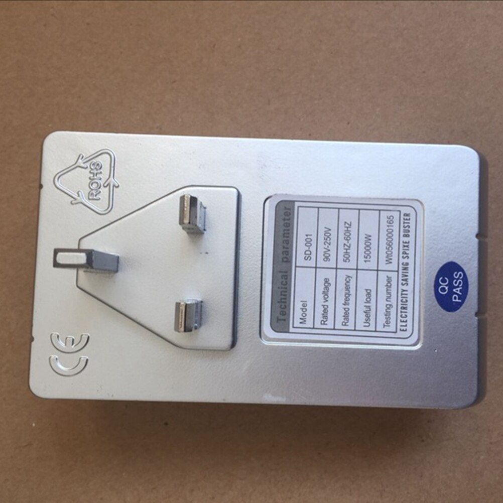 Caja de ahorro de electricidad, Ahorrador de energía eléctrica, 90V-250V, dispositivo de ahorro de energía, Factor de potencia de hasta 30% Smart EU/UK Plug