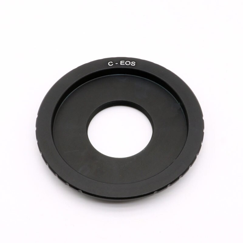 Adaptador de cámara SLR a c-mount, anillo adaptador de transferencia réflex de lente única para conectar microscopio y cámara Canon Nikon SLR: Canon to C