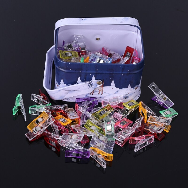 Juego de Clips multiusos para Patchwork, costura, Quilting, ceñido, manualidades, 100 unidades