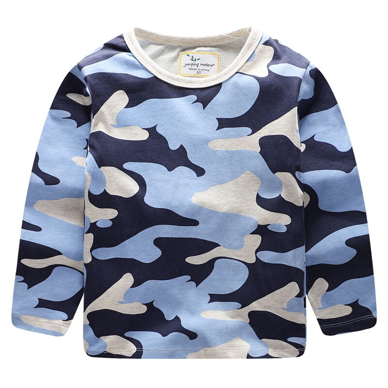 Jumping meters Sweatshirts autumn baby boys t shirts cotton kids boy t shirt children long sleeve tops baby clothes boy: 5T