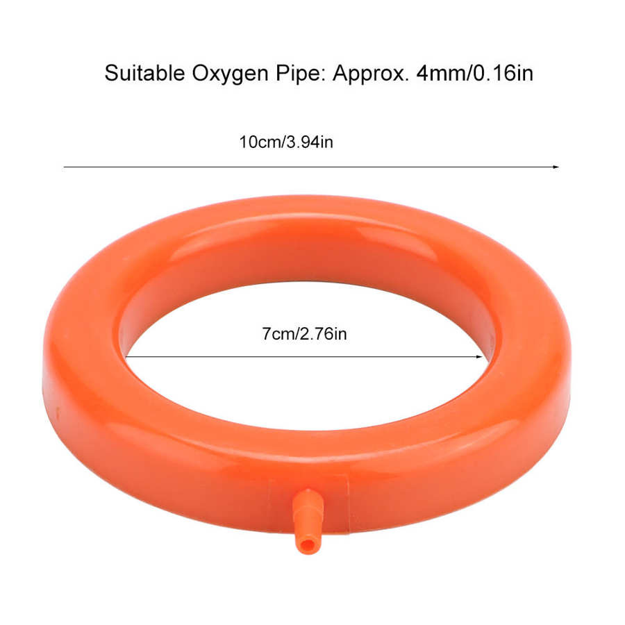 Orange Aquarium Aeration Air Stone Bubble Diffuser Oxygen Plate for Oxygen Pump