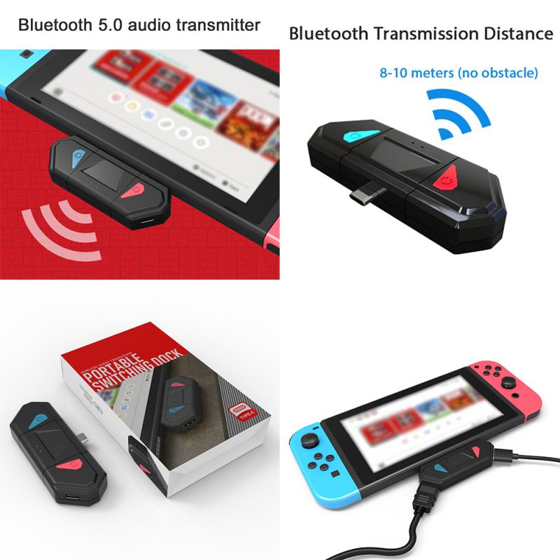 Voor Schakelaar Audio Bluetooth Adapter Voor Schakelaar Bluetooth Zender Kan Cast Tv Hdmi Projectiescherm Base