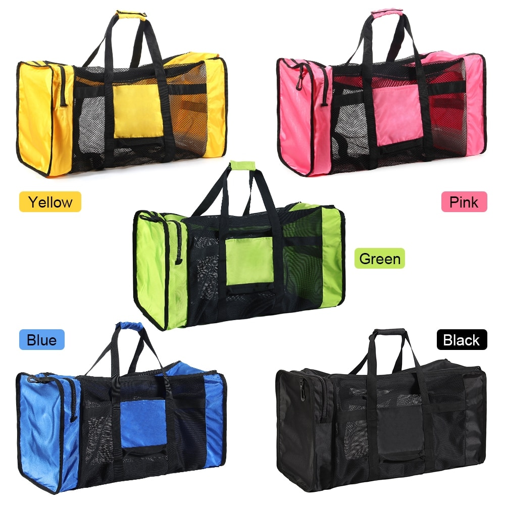 100L Mesh Gear Bag Sports Swimming Boating Camping Kayaking Outdoor Climbing Bag for Scuba Diving Snorkeling Swimming Equipment