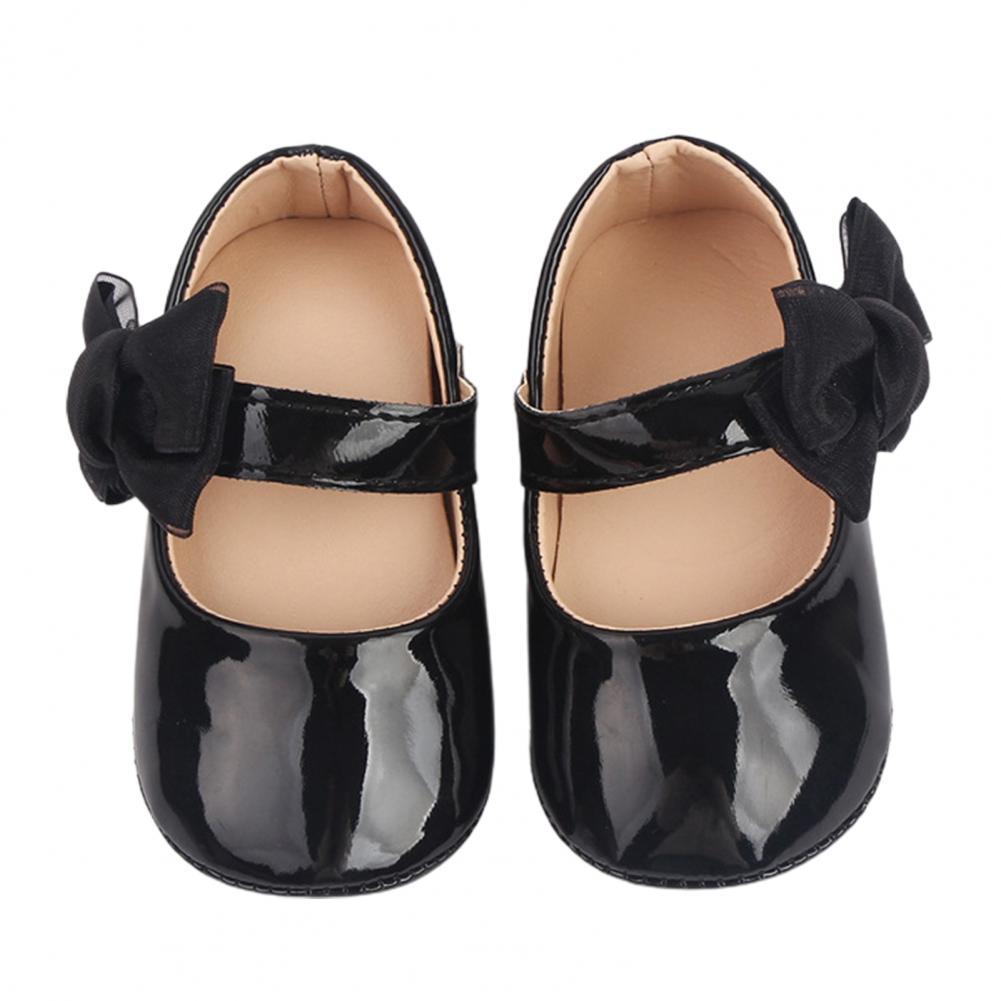 1Pair Useful Toddler Shoes Soft Sole Multifunctional Girl Shoes Faux Leather Toddler Shoes for Outdoor Children Shoes: Black / 12 cm