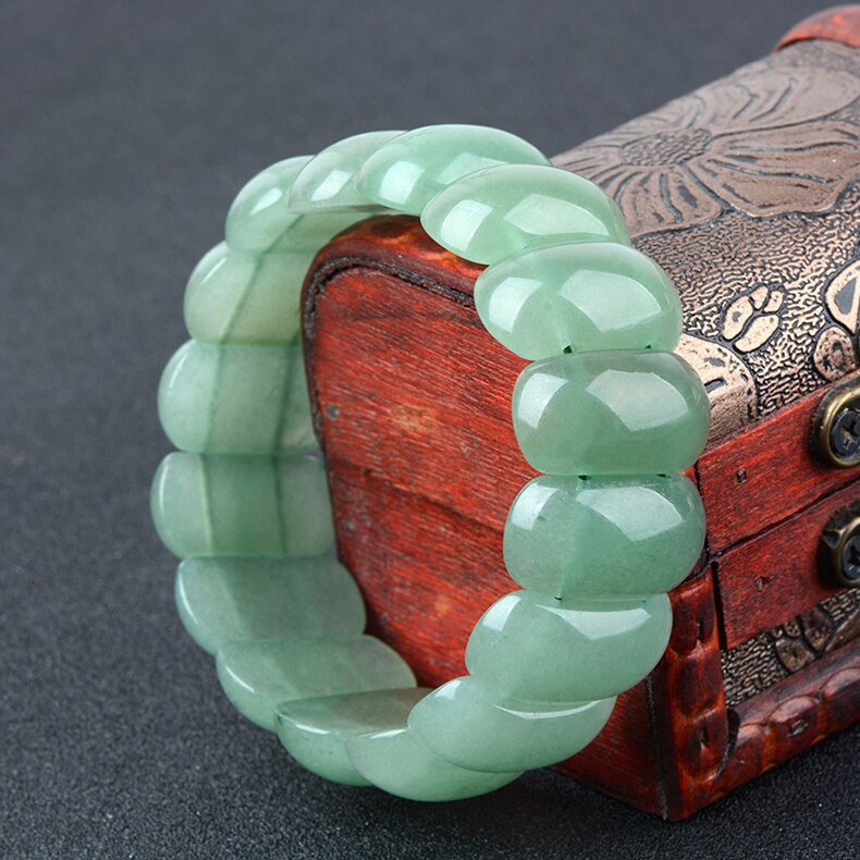 Edelsteen Natuurlijke Dongling Jade Mode Hand Rij, Mannen En Vrouwen Mode Top Sieraden, Jade Gezondheidszorg Armband Sieraden