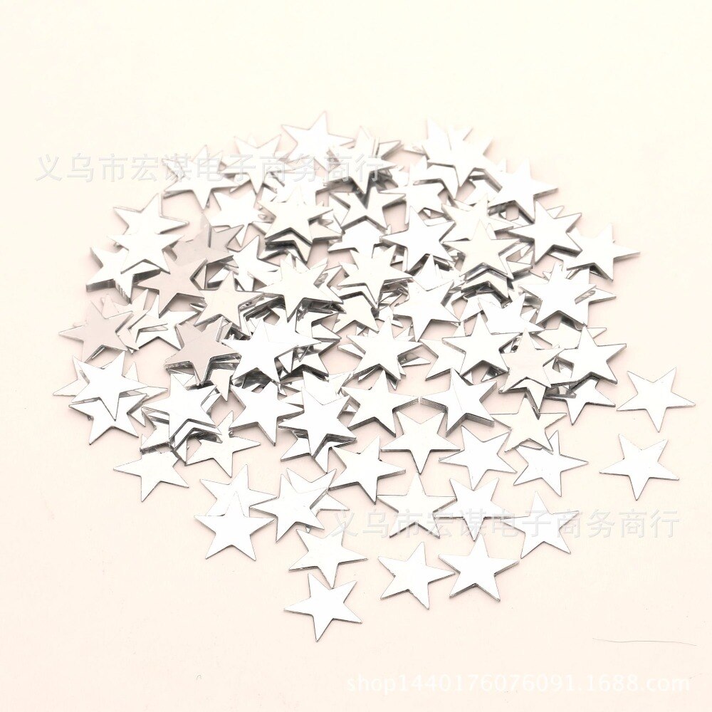 6mm/10mm Stars Table Confetti Sprinkles Birthday Party Wedding Decoration Sparkle Blue Gold Silver Green Metallic Stars Supply