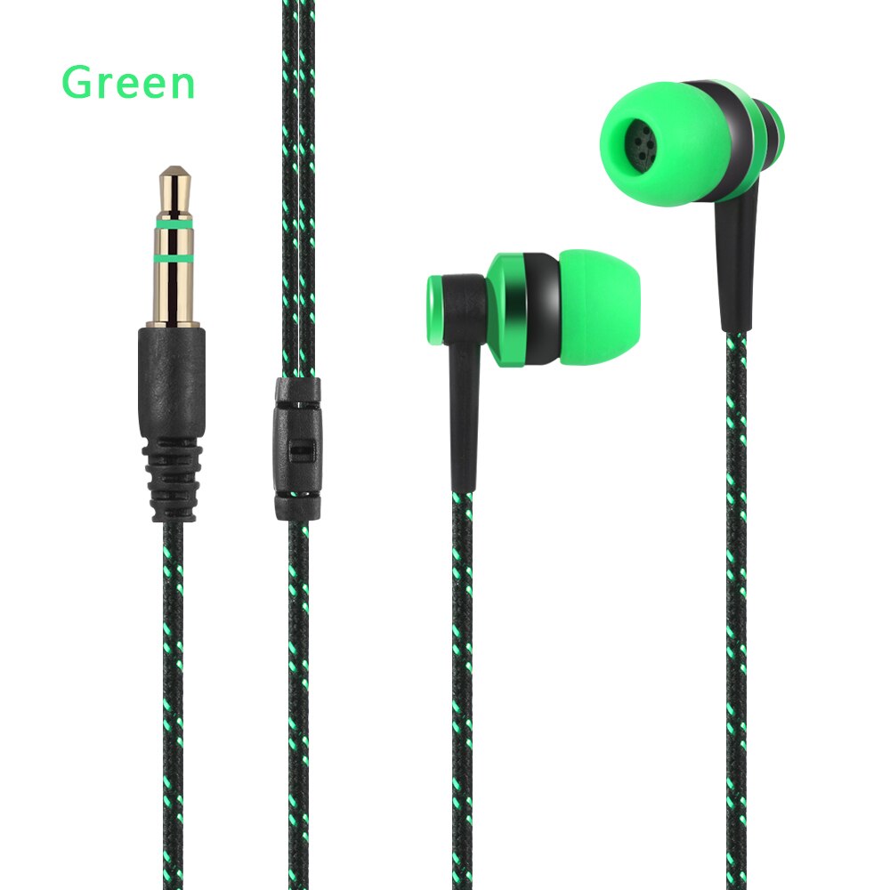 3.5mm stereo gaming headset hoofd hoofdtelefoon bas met microfoons ruisonderdrukking voor computer telefoon dubbele/enkele stekker: Groente