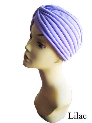Retail Women's Beanies Muslim Turban Women Big Satin Bonnet Elastic Turban Dastar Imamah