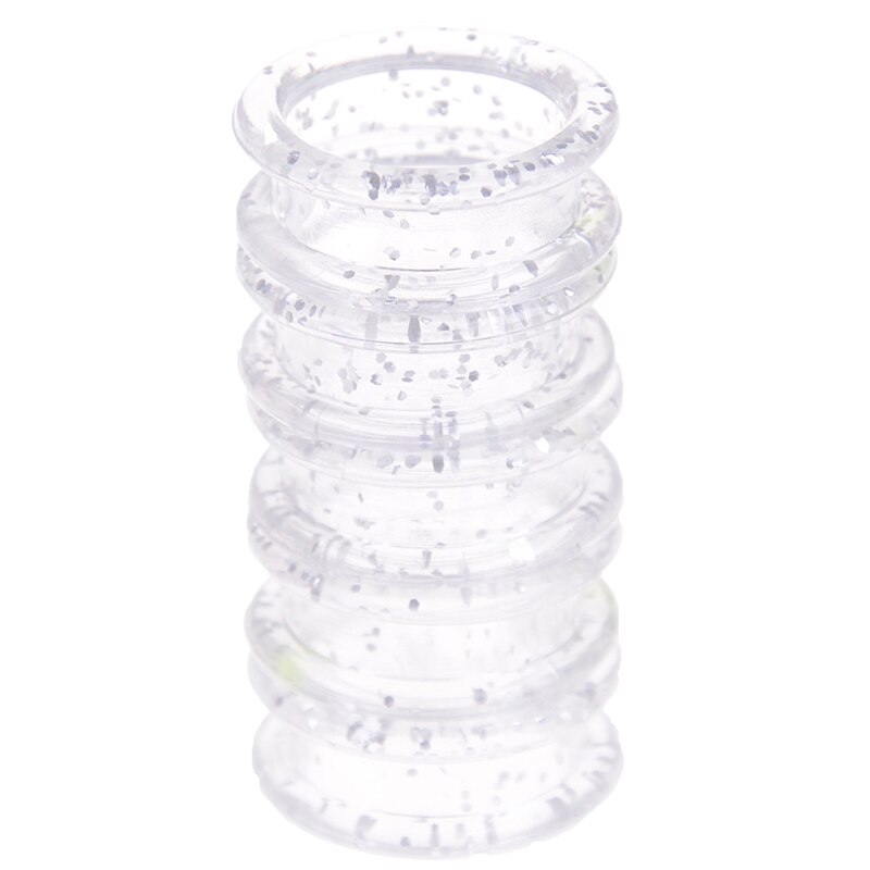 Tijeras anillo colorido de Gel de sílice de pelo tijeras de anillos de barbero, anillo de corte de pelo tijeras círculo tijeras de peluquería 5 unids/set: TP