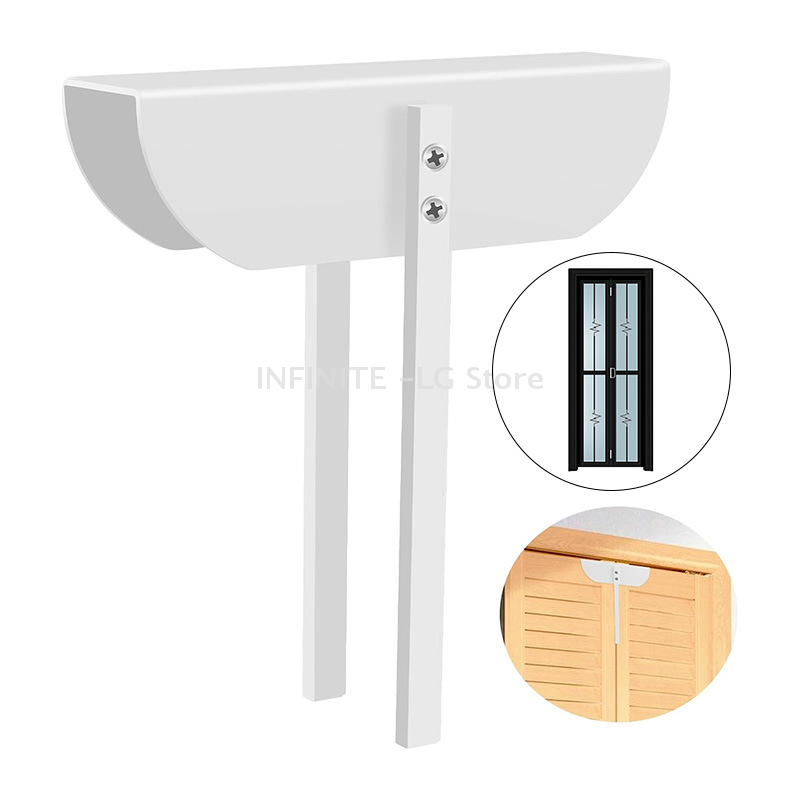 Bifold Door Lock, Pantry Lock Portable Closet Door Lock Double Door Child Lock For Pantry, Laundry Room