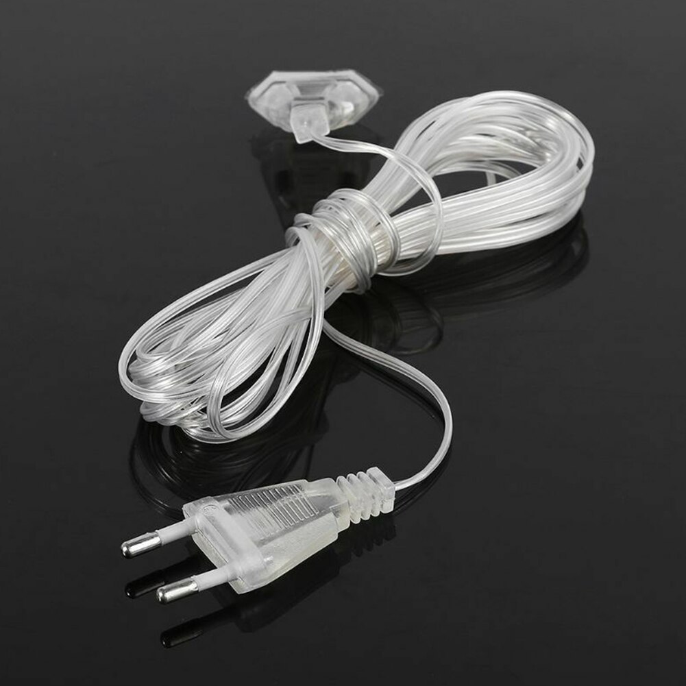 5M Verlengd Power Verlengkabel Waterdichte Led String Wedding Duurzaam Kerstverlichting Outdoor Accessoires Eu Standaard Draad