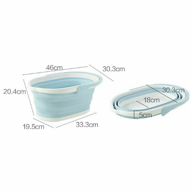 Dobrável Portátil De Plástico Flexível Fácil Magia Mop Chão Balde Grande Capacidade de Limpeza Doméstica Ferramentas Acessórios Baldes