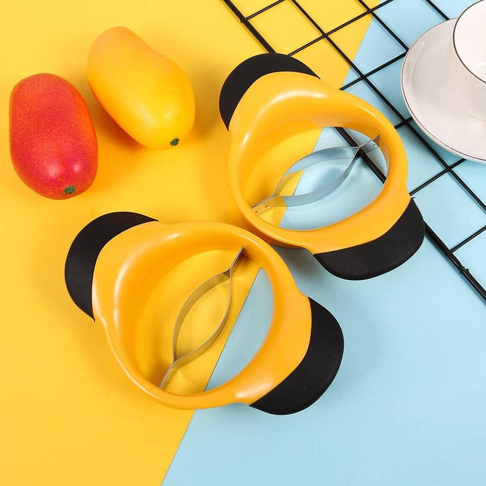 1pc Stainless Steel Mango Cut Kitchen Mango Splitter Fruit Peach Slicer Cutter Kitchen Stuff Kitchen Gadget Accessories