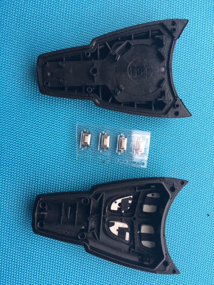 1Pcs Of Replacement Key Shell For SAAB 93 95 9-3 9-5 4 Button Car Remote Rubber FOB Case+ 4Pcs Micro Switches Accessories