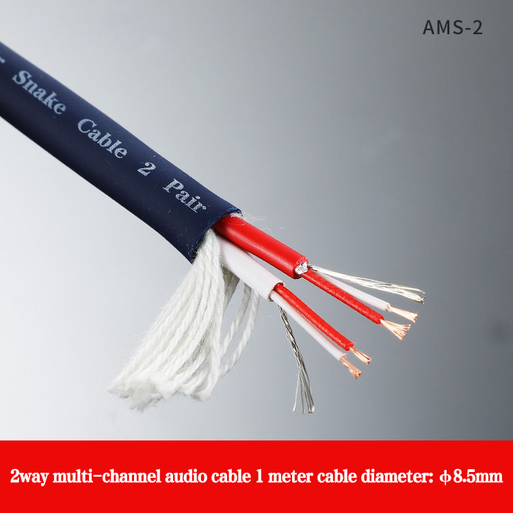 Multichannel Cable 2/4/8/12/16/24 Way Multi-core Audio Stage Signal Mixing XLR Male /Female Rainbow Cable ﻿: black / 10m