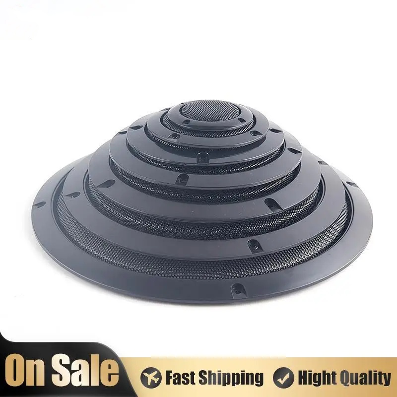 2/3/4/5/6.5/8/10 inch Speaker Net Cover High-grade Car home Mesh Enclosure Speakers Plastic Frame Metal iron wire grilles