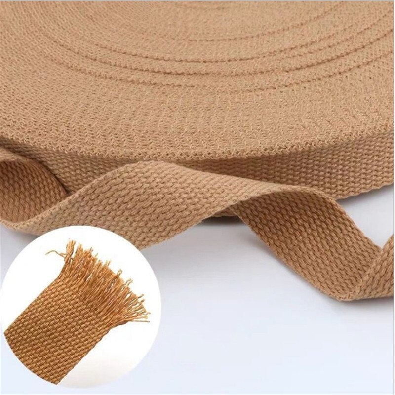 20mm Canvas Webbing 45 YardsLength Heavy Canvas Webbing Strap Belting Bag Strap Tape For DIY Bag Luggage Colorful
