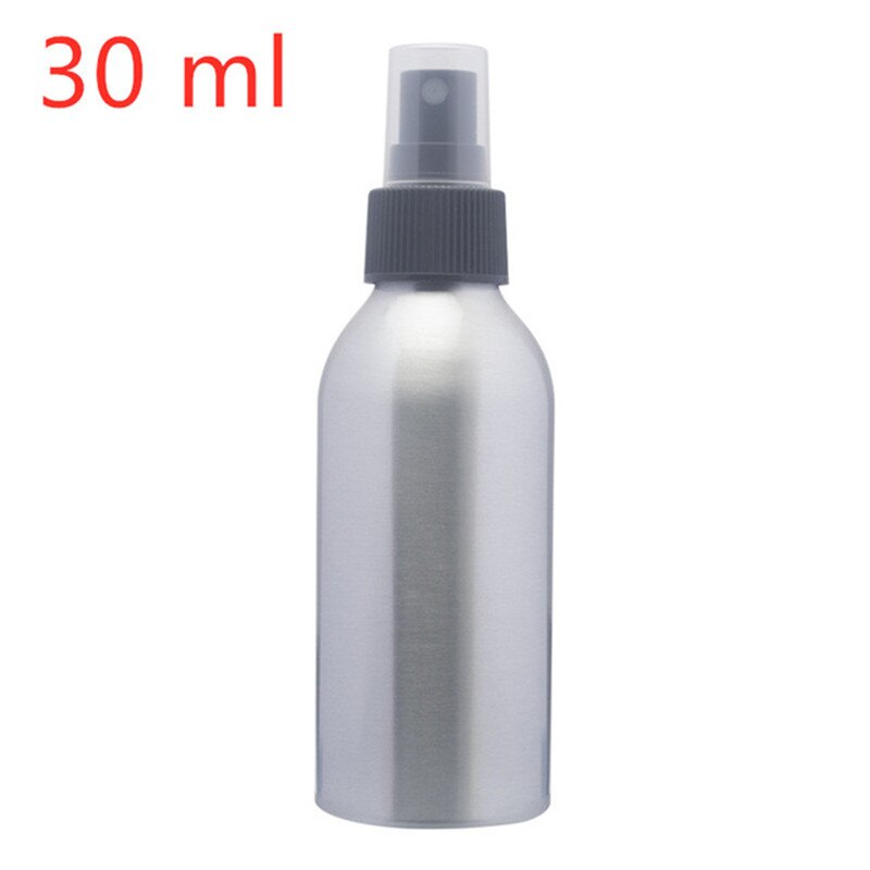 30/50/100Ml Aluminium Spray Fles Hervulbare Parfum Draagbare Lege Container Reizen Cosmetische Sproeier Verstuiver Zilver: 30 ML