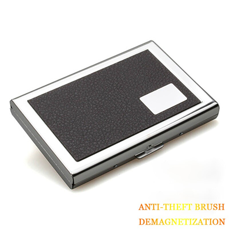 Aluminum alloy scanning anti-magnetic anti-theft swiping card package card set multi-card position driving working jacket metal