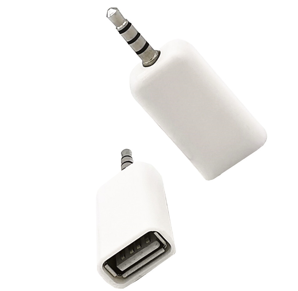 Auto Auto Met Aux Naar Usb Vrouwelijke 3.5mm U Disk Om Cd Speler Audio Kabel Auto Audio Hoofd converter Adapter