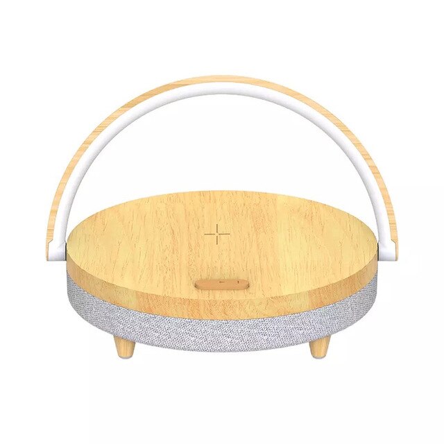 Youpin Ezvalo Draadloze Opladen Muziek Bureaulamp Drie-Speed Dimmen Bluetooth 5.0 Speaker Type-C Opladen Telefoon Houder: Type A