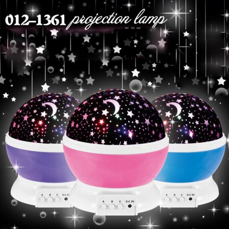 LED Night Light Projector Starry Sky Star Master Projection Lamp Children's Room Decorated Light For Children Toys: Pink