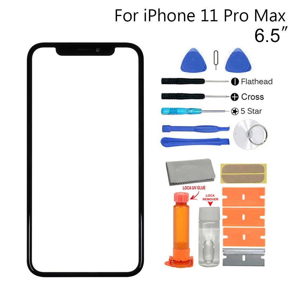 Front Glass Touch Screen Replacement Kit for iPhone X/XR/XS/XS MAX/11/11 PRO Mobile phone accessories