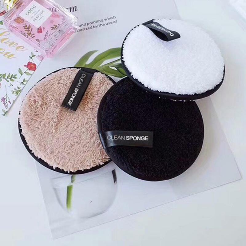 Face Cleaner Makeup Remover Cleansing Powder Puff Cotton Pad Light Water-savin Special makeup remover puff for lazy Health skin