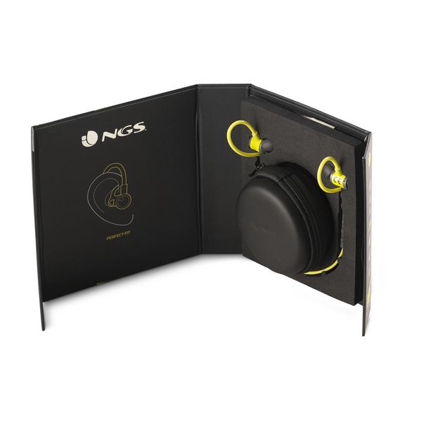 NGS Artica Swing Bluetooth Headset - 95mAh Battery, IPX5 Water Resistant, Built-in Microphone