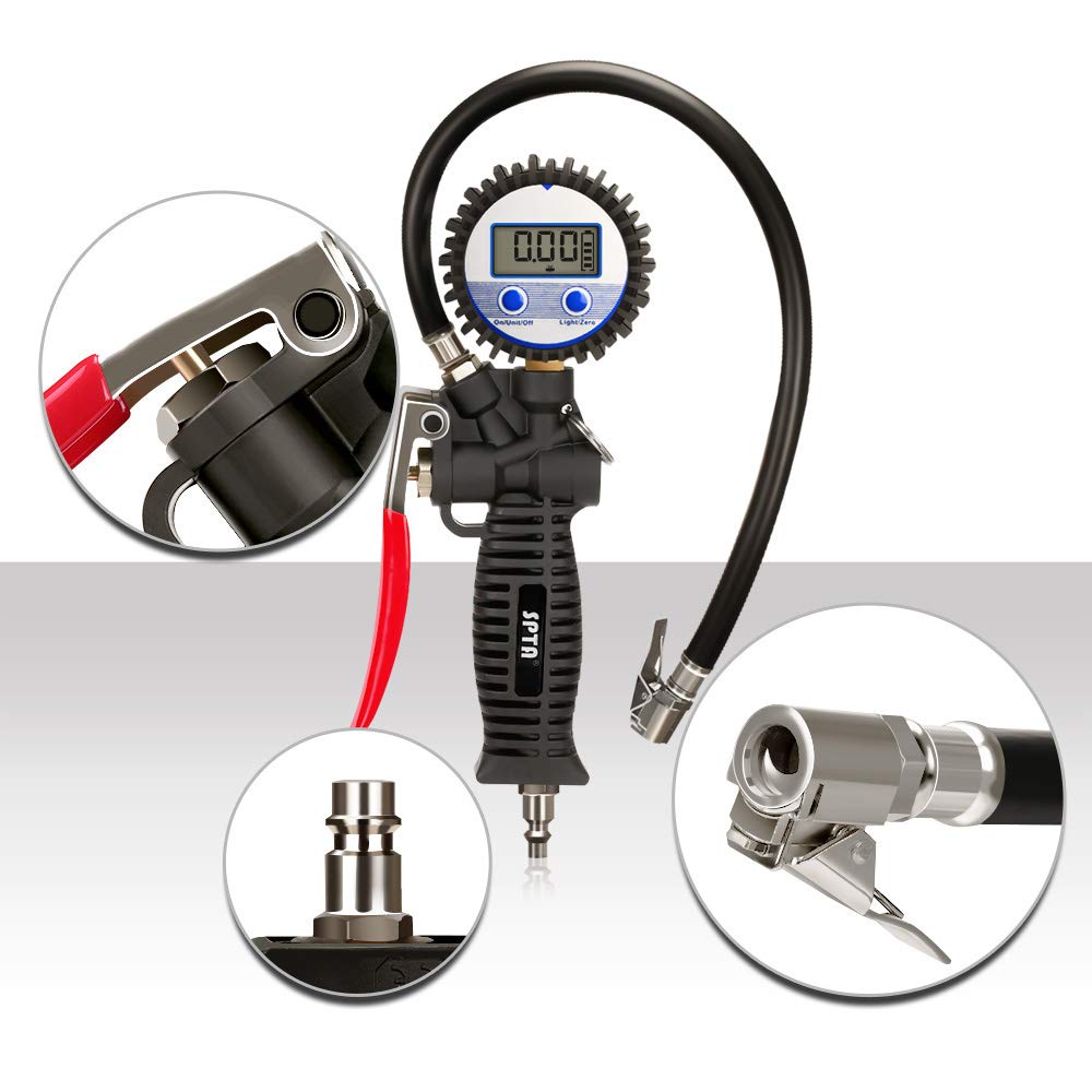 Voor 2020 luchtdrukmeters banden quest digitale bandenspanningsmeter handleiding