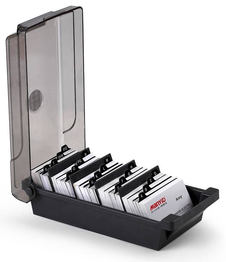 business card storage box / card / bus card / card classification storage box business card storage book can store 500