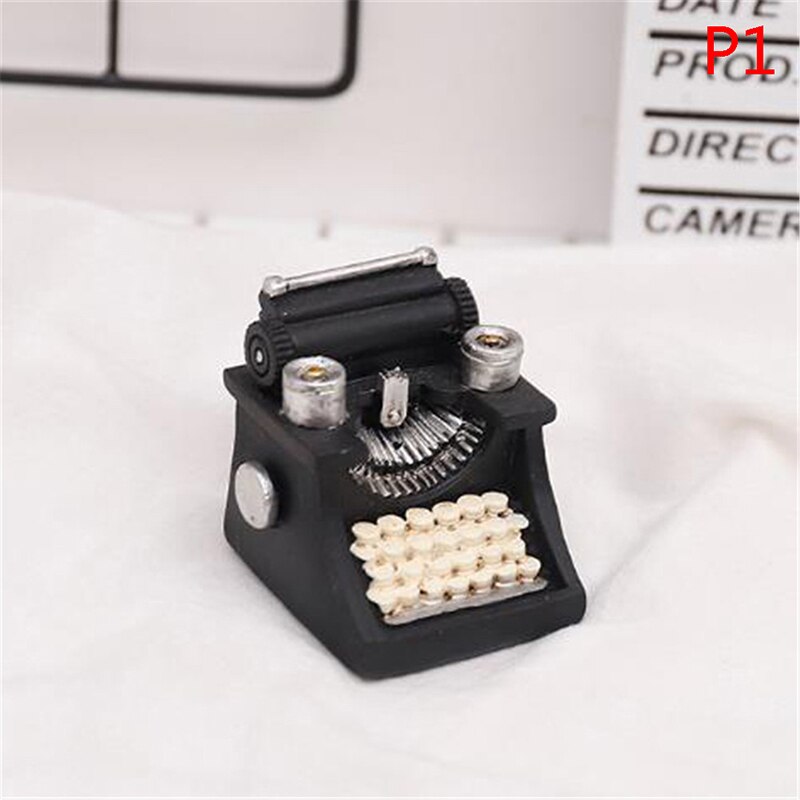 Camera Phonograph Mini Resin Ornaments Home Living Room Wine Cabinet Decoration Photo Props Ornaments: P1