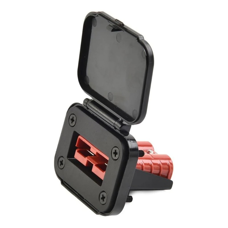 1 pçs 50a conectores de cabo plug para anderson plug conector suporte montagem embutida capa do painel para caravana campista barco caminhão