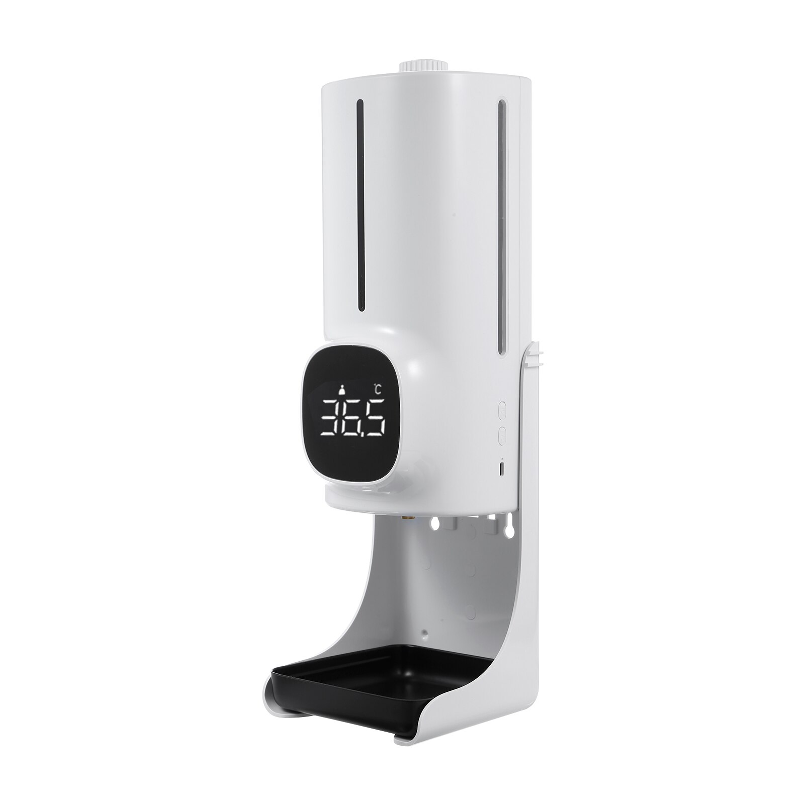 Não-contato termômetro infravermelho 18 idiomas medidor de medição de temperatura inteligente mão desinfetante dispensador de sabão &amp; tripé suporte