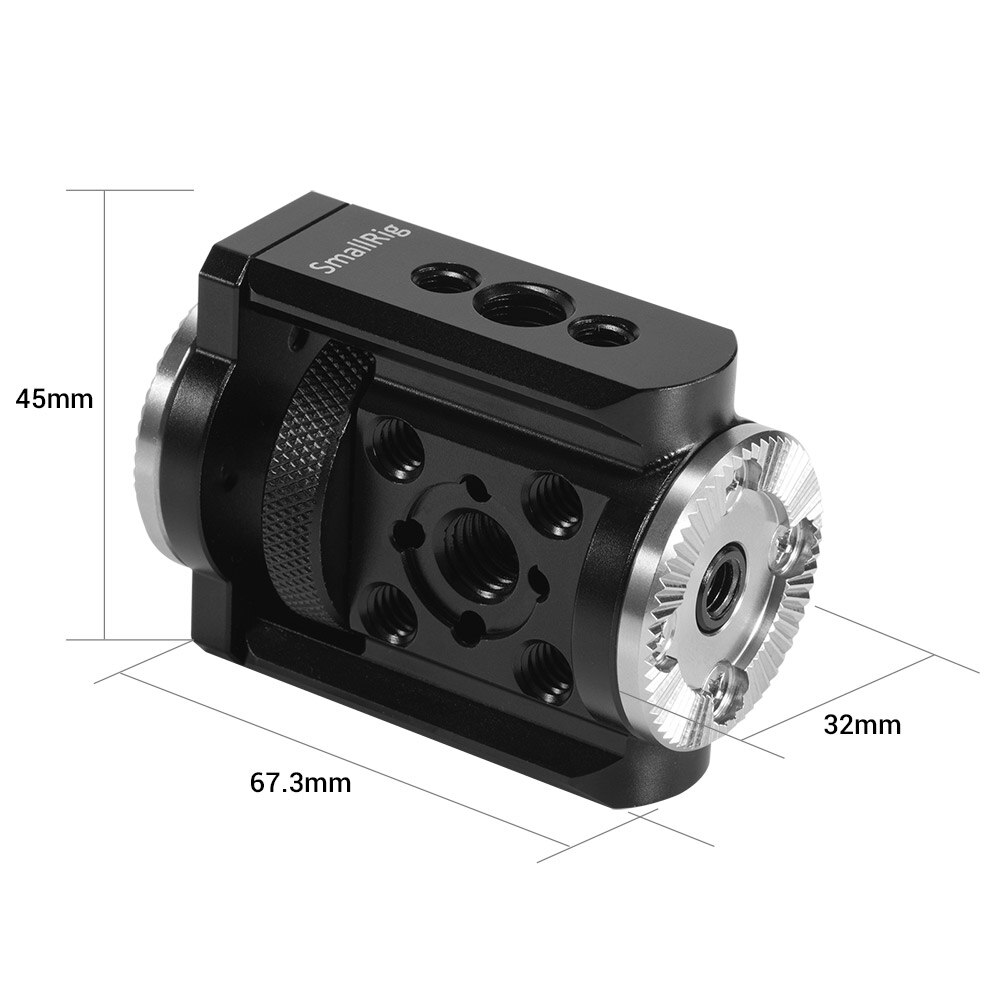 SmallRig Arri Rosette Verlängerung (65mm) für Gimbal griff Montage oder schiebt einen schulter Anlage griff weitere aus zu der seite 2384