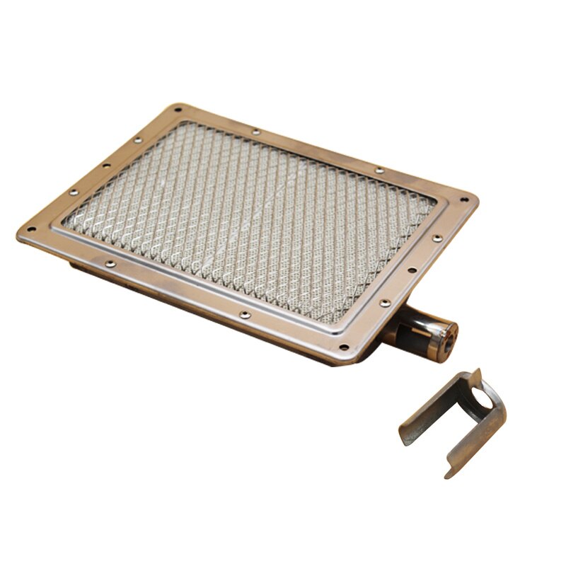 BBQ Accessories Infrared Burner Ceramic Plate Burner Heater Replacement Component 220*170mm Liquefied Gas Gas Stove Burner