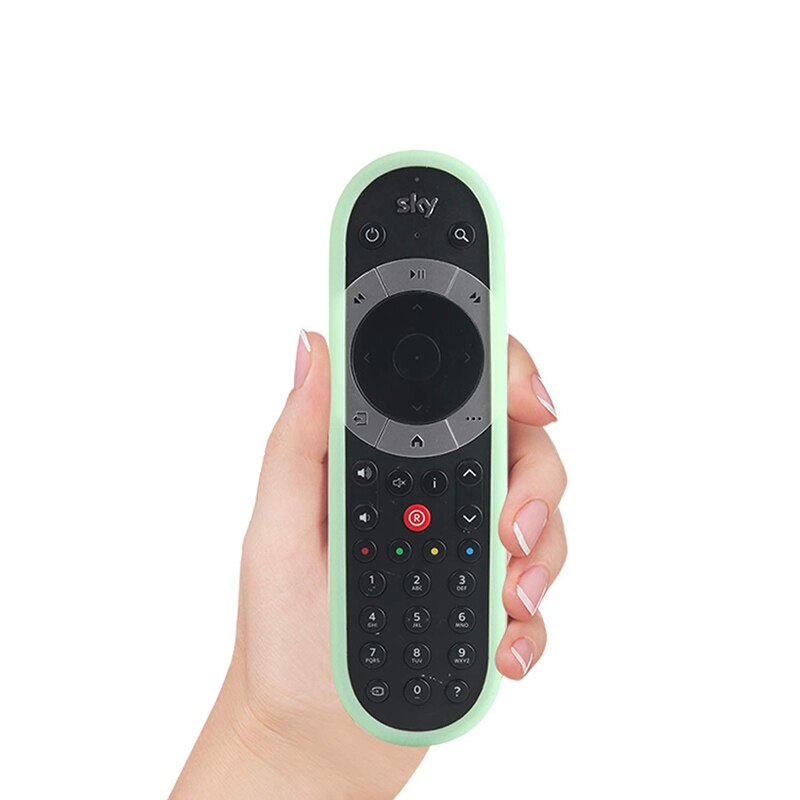Remote Control Covers For SKY Q SIKAI Shockproof Protective Case Compatible Touch and Non-Touch Skin-FriendlyWith Hand Loop: green only case