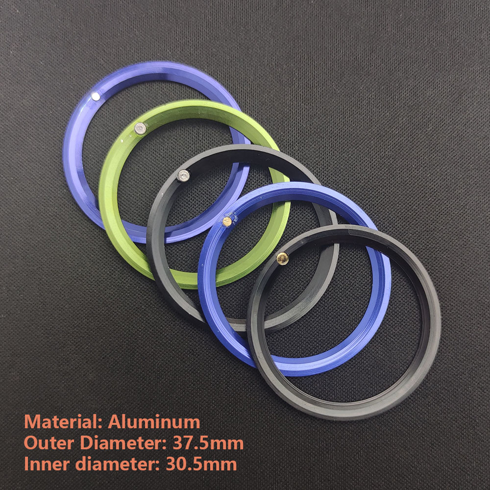 Sostituzione dell'inserto della lunetta in alluminio o ceramica luminosa da 37,5 * 30,5 mm delle parti degli accessori dell'orologio