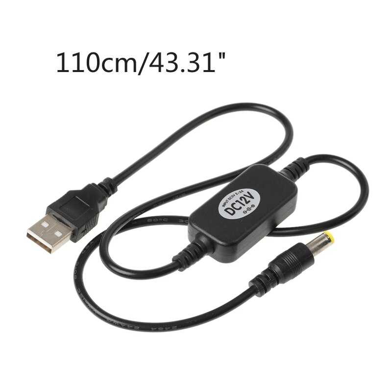 USB To DC Power Boost Cable USB 5V To DC 9V Boost Module USB Converter Adapter Cable Plug 5.5x2.1mm For Microphone