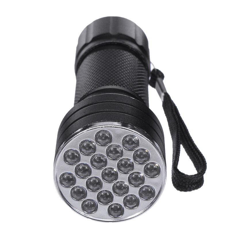 21 led uv lommelygte ultraviolet sort lys 395-400nm led uv lommelygte fakkel lys uv detektionslampe til detektionsinspektion